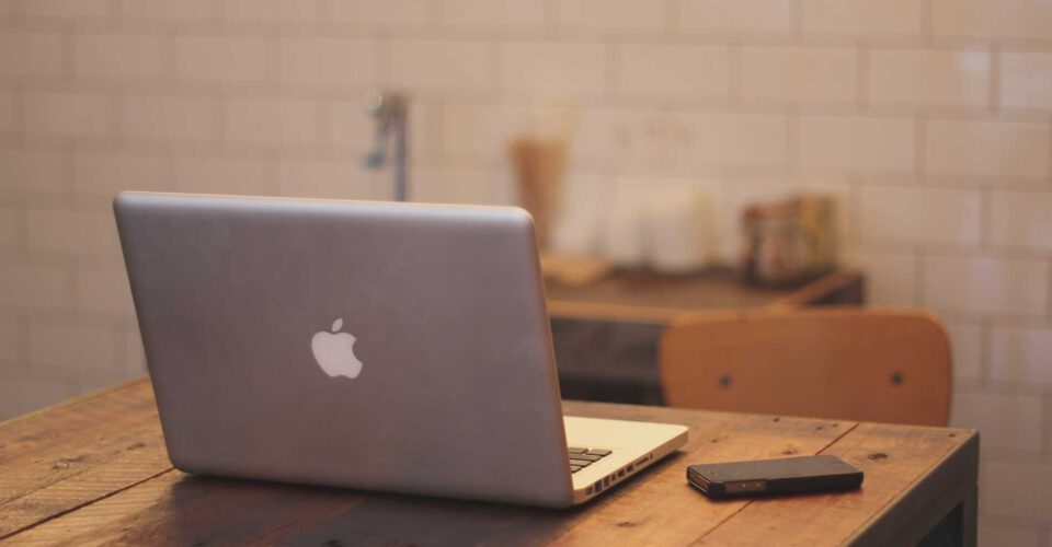 Laptop and iphone